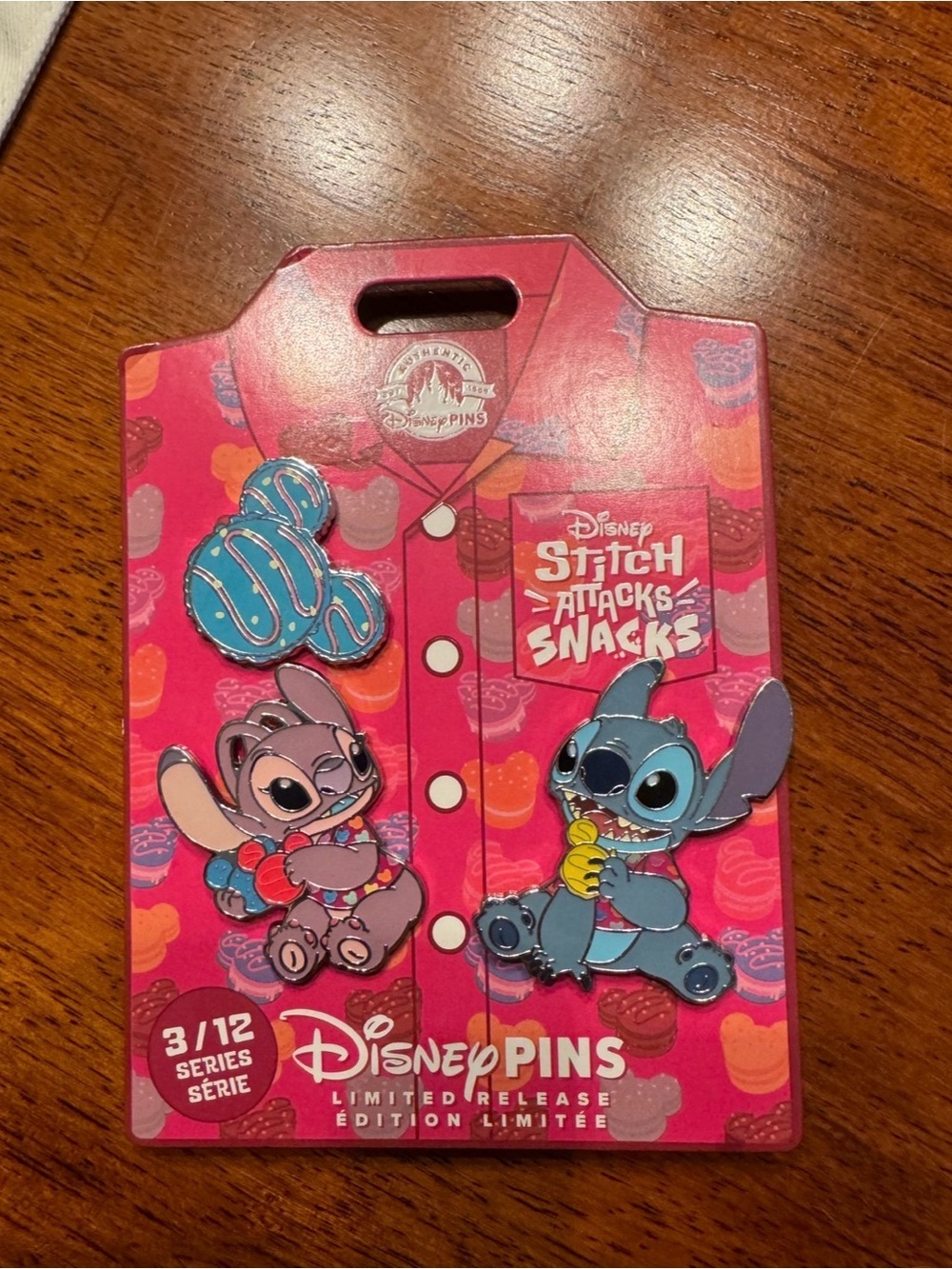Stitch Attack Snacks - March Set - Disney Pin 3 of 12 Limited Release Edition